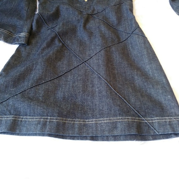 K. ROQUE Women's Dress Blue Denim Size 4 - Picture 5 of 8